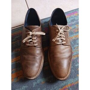 Cole Haan NikeAir 5713141 Brown Leather Dress Shoe Oxford Men 10.5 M C11099